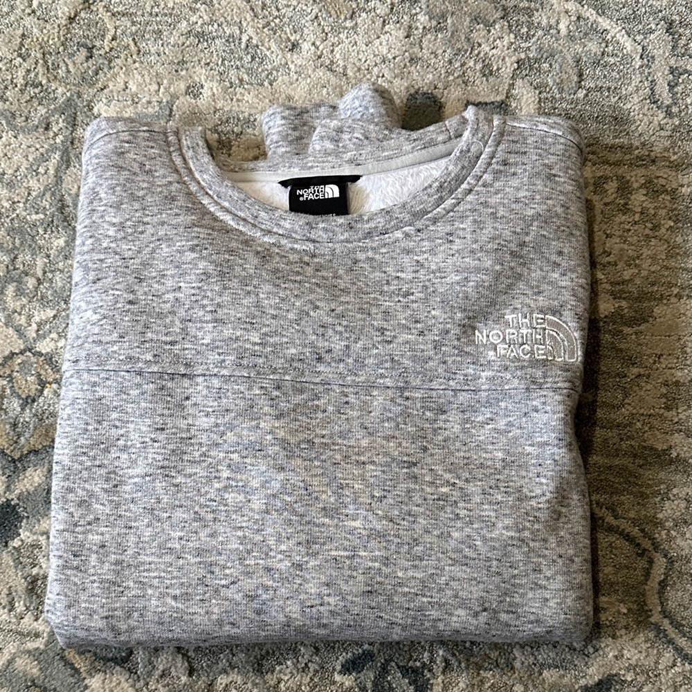 The North Face Light Gray Crewneck Sweater